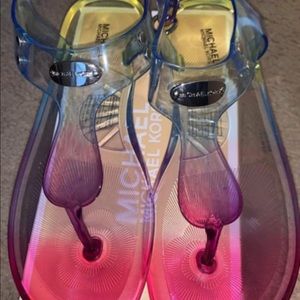 Michael kors jelly Sandals